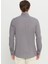 Slim Fit Düğmeli Yaka Gri Erkek Gömlek ACE020261468_GRI 5