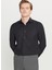 Tailored Fit Italyan Yaka Siyah Erkek Gömlek ACE020261606_SYH 3