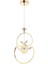 1921-1 Gold Kristal Taşlı LED Avize 1