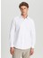 Slim Fit Klasik Yaka Beyaz Erkek Gömlek ACE020261535_BYZ 3