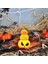Halloween Aksesuar -Işıklı Balkabağı Turuncu- 13X5 cm Pilli 2