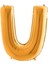 U Harf Altın Folyo Balon 102CM 1