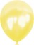 Metalik Balon Baskısız (100 'lü) Açık Sarı 1