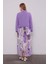 MOR-LİLA Bel Büzgülü Etek Takım 6