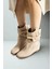 Kadın Krem Süet Bot 4