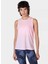 SB9666-660 Soft Flow Studıo Tank Pembe Normal Düz Kadın Atlet 3
