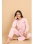 MR-8604 Pointel Kumaş Mevsimlik Günlük Kadın Pijama Takımı 2