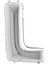L Harf Gümüş Folyo Balon 102CM 1