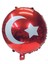 Türk Bayrağı Baskılı Folyo Balon - 18 Inç - 20 Adet 1