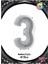 3 Gümüş 40 Inch Folyo Balon 1