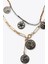 - Muse Necklaces - 3'lü Zincir Madalyon Trend Kadın Kolye (KOD-370) 2