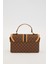Kahve Logolu Monogram Desen El Çantası 4