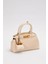 Vizon Krem Mini Çanta Akseusarlı El Çantası 3