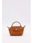 Kahve Mini Boy Deri Kapak Detaylı El Çantası 1