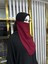 Iç Pece Baglamalı ,hijab ,nikap Bordo Renk 1