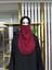 Iç Pece Baglamalı ,hijab ,nikap Bordo Renk 2