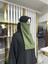 Iç Peçe Dikdörtgen ,hijab.nikap Yeşil Renk 3