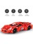 Çek Bırak Kırmızı Süper Araba 437 Parça – Mekanik Yapı Seti, Açılır Kapılı, Koleksiyonluk Model Araba 3