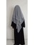 3 Katlı Multi Sifon Sufle Esarp ( Orta Boy ) Hijap Gri 4