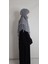 3 Katlı Multi Sifon Sufle Esarp ( Orta Boy ) Hijap Gri 6