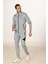 Şardonlu Dalgıç Erkek Eşofman Takımı Gri 5255-G 4