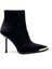 Bloom Ince Topuklu Sivri Burun Kadın Bot Siyah 2