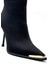 Bloom Ince Topuklu Sivri Burun Kadın Bot Siyah 4