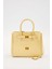 Sarı Deri Aksesuar Detaylı El Çantası 1