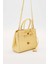 Sarı Deri Aksesuar Detaylı El Çantası 2
