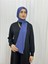 Ithal Kumaş Çıtçıtlı Hazır Şal Iki Sekılde Kullanılır Indigo 1