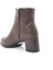 Amber Fermuarlı Kadın Bot Kahve 3