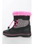 Luna Su Geçirmez Siyah Kız Çocuk Bot & Bootie 23204-F 4