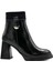 Lenora Kalın Topuklu Sivri Burun Kadın Bot Siyah 1