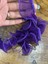 Mor Fırfırlı 50 cm Boy 5 cm En Şerit Dikiş Aksesuarı 2