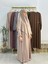 Yandan Büzgülü Elbise Sufle Esarp Takım Jilbab,abaya,hijab ( Hac ve Umre Için Uygundur) Bej 1