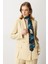 Fular Detaylı Kruvaze Ceket-Sarı 6