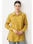Cep Detaylı Cupra Gömlek-Safran 1