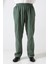 Erkek Lastikli Bel Cepli Hac Umre Müslin Pantolon - Yeşil (Ans) 5