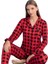 Vita Dolce Yumuşak Kumaş Ekose Kadın Pijama Takımı Tam Kalıp Uzun Kollu S/2xl 1