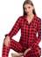 Vita Dolce Yumuşak Kumaş Ekose Kadın Pijama Takımı Tam Kalıp Uzun Kollu S/2xl 2