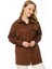 Cep Detaylı Süet Tunik-Kahve 2