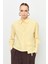Zımba Şerit Detaylı Gömlek-Sarı 2