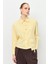 Zımba Şerit Detaylı Gömlek-Sarı 3