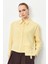 Zımba Şerit Detaylı Gömlek-Sarı 5
