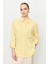 Yaka ve Cep Detaylı Gömlek-Sarı 1