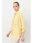 Yaka ve Cep Detaylı Gömlek-Sarı 3