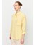 Yaka ve Cep Detaylı Gömlek-Sarı 4