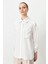 Yaka ve Cep Detaylı Gömlek-Ekru 4