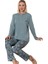 Luna Milano Kışlık Kadın Pijama Takımı Penye Interlok Kumaş M/2xl 2