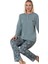 Luna Milano Kışlık Kadın Pijama Takımı Penye Interlok Kumaş M/2xl 4